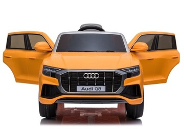 Автомобиль на аккумуляторе Audi Q8 JJ2066 Yellow Paint Electric Pilot Car