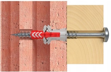 Дюбель Fischer DUOPOWER S с винтом 10x50 25 шт.