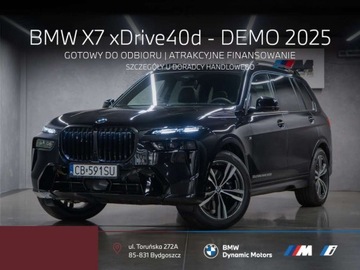 BMW X7 SUV Facelifting 3.0 40d 352KM 2025 BMW X7 xDrive40d 352 KM mHEV - DEMO 2025 - M Pro - Hak Holowniczy 3.0