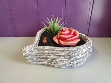 Сердце с местом для орнамента, большое 24х24 см.