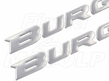 НАКЛЕЙКА ЭМБЛЕМА ЗНАК 3D ХРОМ SUZUKI AN 125 200 400 650 BURGMAN