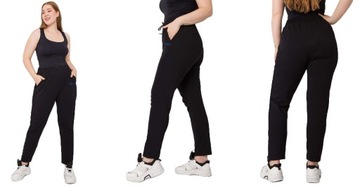 CIEPŁE dresy Spodnie damskie DRESOWE stal. 5547 L