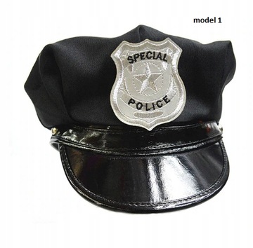 czapka z daszkiem policjant policyjna kostium