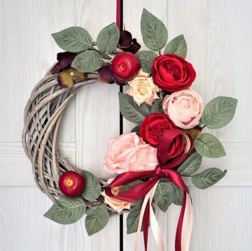 ОСЕННИЙ ДВЕРНОЙ ВЕНОК, ЦВЕТОЧНЫЙ венок