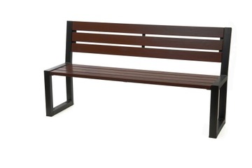 ŁAWKA OGRODOWA DREWNIANA Z OPARCIEM 162CM SALI