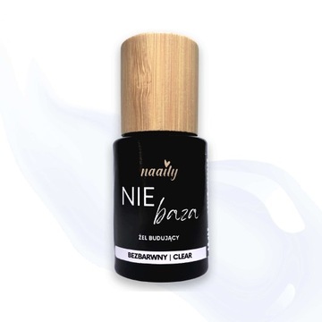 NIEbaza: żel budujący bezbarwny | clear 10ml