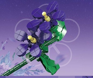 ЦВЕТОЧНЫЕ БЛОКИ VIOLET MOLD KING 24014 НАБОР БЛОКОВ ЦВЕТЫ ДЛЯ ВАЗЫ ХИТ