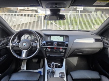 BMW X4 G01 M40i 360KM 2016 BMW X4 M40i 3.0l benzyna 360KM*Harman Kardon * Skóra * Przebieg:160, 499km, zdjęcie 10