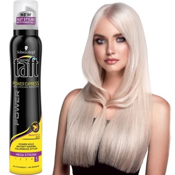 Schwarzkopf TAFT Power Express pianka do włosów Mega Strong 200ml