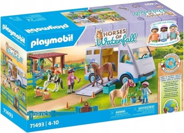 PLAYMOBIL 71493 HORSES OF WATERFALL Mobilna nauka jazdy konnej
