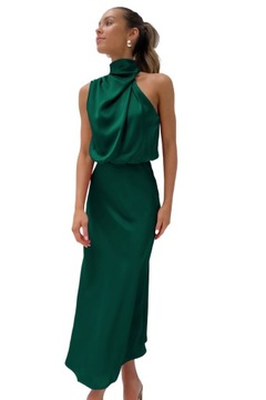 Nowość!Eleganckie Letnie Sukienki Bez Ramiączek Z Satyny -Wyjątkowy Wygląd!