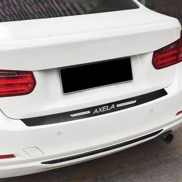 Наклейка на порог автомобиля Mazda Axela 2015
