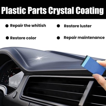 Пара покрытий Cristal Coating Plástico Del Carro, Кристаллическое покрытие для автомобиля, пластик