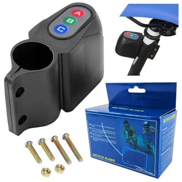 ALARM ELEKTRYCZNY BLOKADA ROWEROWA OCHRONA PRZED KRADZIEŻĄ DO HULAJNOGI