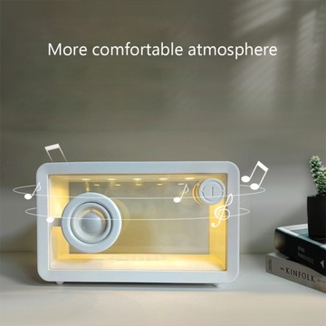 Красочный окружающий прозрачный динамик Bluetooth