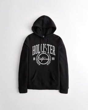 HOLLISTER Abercrombie Bluza Kaptur Kangur USA S