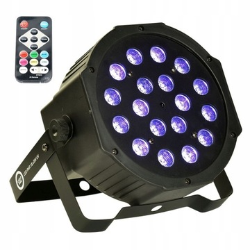 REFLEKTOR SCENICZNY Light4Me LED PAR 18x3W UV