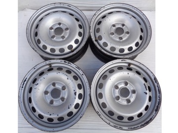 4X RÁFKY OCELOVÉ ORIGINÁLNÍ 15'' VW GOLF V PLUS JETTA SKODA OCTAVIA ET47