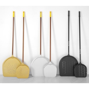 Лопатка для пиццы ITALIA 3D алюминиевая, перфорированная, 500x1700мм