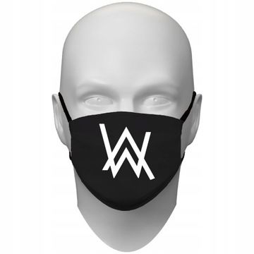 MASECZKA MASKA BAWEŁNIANA ALAN WALKER NA TWARZ HIT