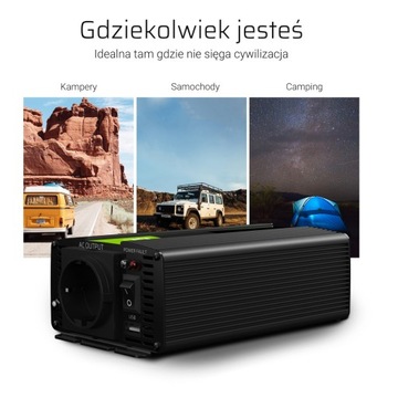 Преобразователь GREEN CELL Чистая синусоида 24 В/230 В