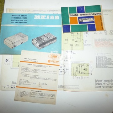 Instrukcja UNITRA MK122