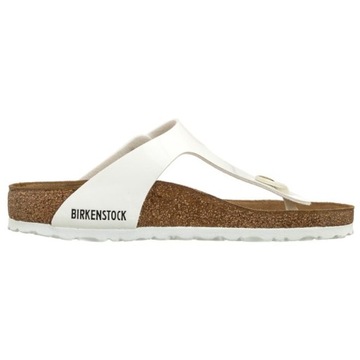 Buty na Lato Klapki Japonki Birkenstock Gizeh BF Patent White 1005299