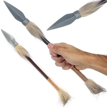 DZIDA WŁÓCZNIA WOJOWNIKA JASKINIOWCA 50cm