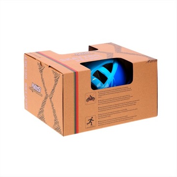 РЕГУЛИРУЕМЫЙ ШЛЕМ ДЛЯ РОЛИКОВОГО ВЕЛОСИПЕДА, СКЕЙБОРДА ДЛЯ ДЕТЕЙ 48-55 см NILS EXTREME