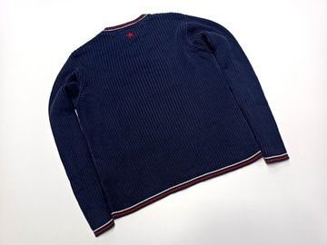 TOMMY HILFIGER GRUBY MIĘSISTY Oryginalny Sweter r. M