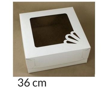 Opakowanie 36x36x15 cm Białe pudełko