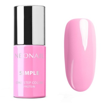 NEONAIL SIMPLE Różowy Lakier Hybrydowy 3w1 ROMANCE 7,2 ml - OUTLET