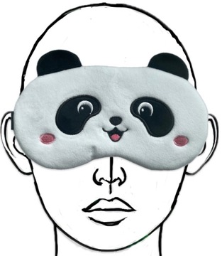 МАСКА ДЛЯ СПАНИЯ ДЛЯ ВЕК BADDER OLDMAN PANDA BEAR ПОДУШКА С ЭЛАСТИЧНЫМ ПЛЮШЕМ