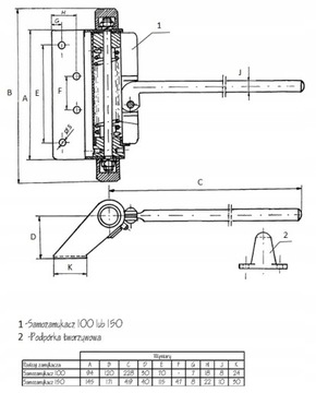 ПРУЖИННЫЙ ДОВОДЧИК 150 ДВЕРНОЙ ДОВОДЧИК