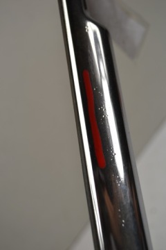 Mercedes W116 Накладка на заднюю дверь, хром