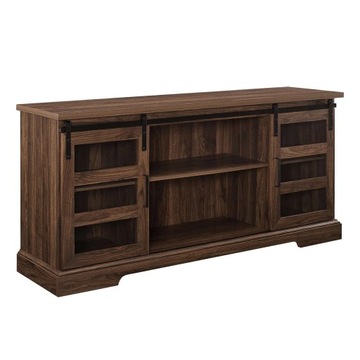 Stolik Szafka RTV ROMA 147cm LOFT Ciemny Orzech