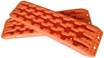 2x TRAPY PIASKOWE BŁOTNE 4x4 OFFROAD POMARAŃCZOWE 103,5cm x 28,5cm