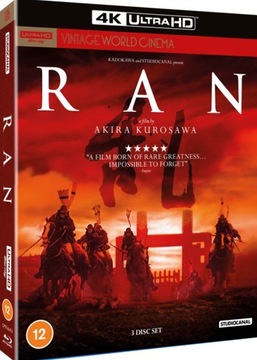 RAN 1985 4K Ultra HD Blu-ray UHD Akira Kurosawa
