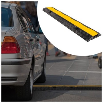 ПРОЧНЫЙ ПОРОГ ДЛЯ ПРОХОЖДЕНИЯ КАБЕЛЯ КРЫШКА ПЛАТФОРМЫ ЗАЩИТА КАБЕЛЯ 1М 100 СМ 2-КАНАЛЬНЫЙ