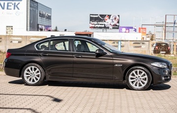 BMW Seria 5 F10-F11 Limuzyna Facelifting 525d 218KM 2015 BMW F10 525D 218PS Full Piękna Brązowa Dociągi HeadUp Lift rej.PL Gwarancja, zdjęcie 39
