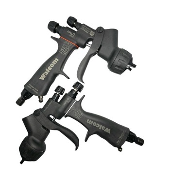 WALCOM ZESTAW PISTOLETÓW LAKIERNICZYCH GENESI CARBONIO 360 HALO + LAMPA