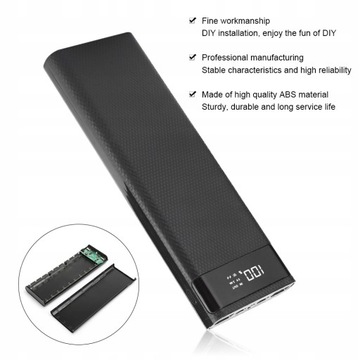 10 X 18650 НОРМАЛЬНЫЙ АККУМУЛЯТОРНЫЙ ЯЩИК POWER BANK
