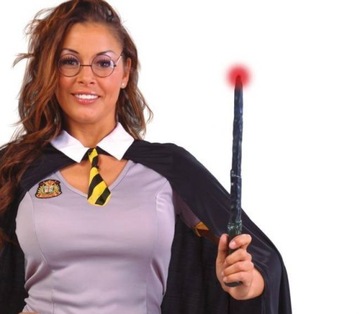 RÓŻDŻKA CZARODZIEJ MAG HARRY POTTER LED ŚWIECI