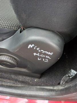 KOMPLET SEDADLA PŘEDNÍ ZADNÍ POHOVKA BOKY NISSAN MICRA K12