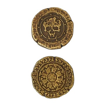 НАБОР ИЗ 3 МОНЕТ ORK METAL LARP RPG