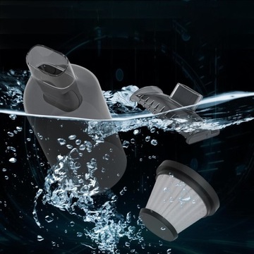 Электрический пылесос с аккумулятором, насадкой 7 в 1 + щеткой, светодиодным экраном