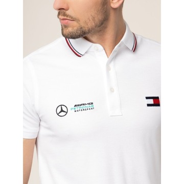 TOMMY HILFIGER KOSZULKA POLO LOGO MERCEDES MB M