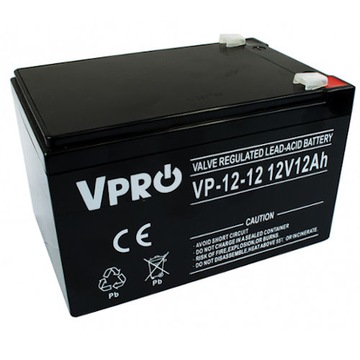 Akumulator żelowy 12V 12Ah do zabawek pojazdów