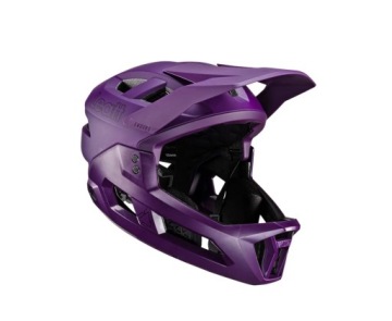 LEATT НОВЫЙ ВЕЛОСИПЕДНЫЙ ШЛЕМ MTB ENDURO 2.0 (СЪЕМНАЯ ЧЕЛЮСТЬ) V24 ФИОЛЕТОВЫЙ KOL