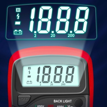 Цифровое напряжение многометрально -метр ЖК -ток тестер AC 10A DC 10A